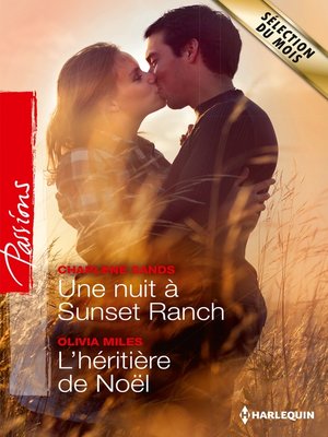 cover image of Une nuit à Sunset Ranch--L'héritière de Noël